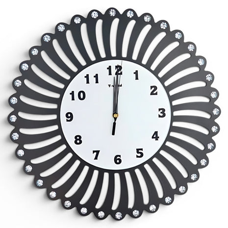 Modern Digital Quartz Glass Clock / Ruchi