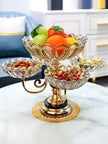 Modern Fruit Stand With 5 Bowls For Counter / Ruchi