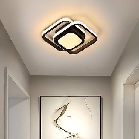 Modern Geometric LED Flush-Mount Ceiling Lights / Ruchi