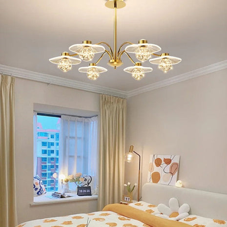 Modern Glass Ball Ceiling LED Chandelier / Ruchi