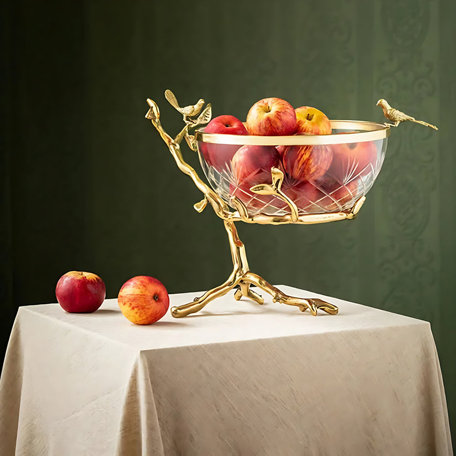 Modern Glass Bowl Fruit Tray For Party / Ruchi