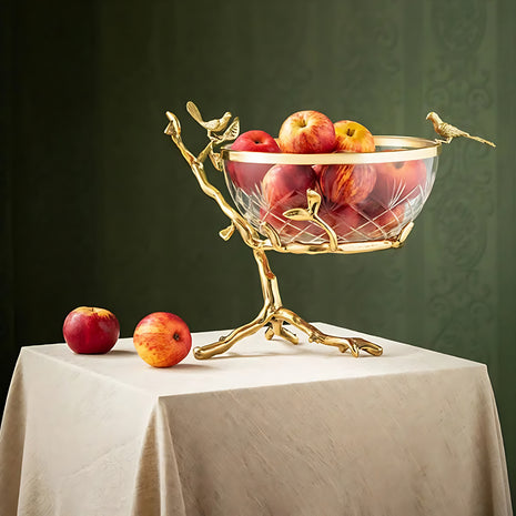Modern Glass Bowl Fruit Tray For Party / Ruchi