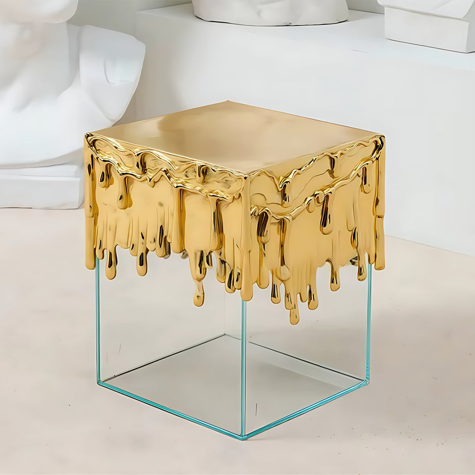 Modern Glass Side Table / Ruchi 
