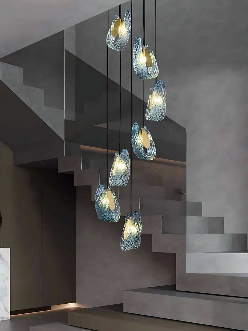 Modern LED Pendant Design Chandelier For Staircase / Ruchi