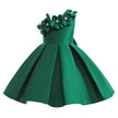 Modern Princess Flower Decorated Kids Party Wear / Ruchi