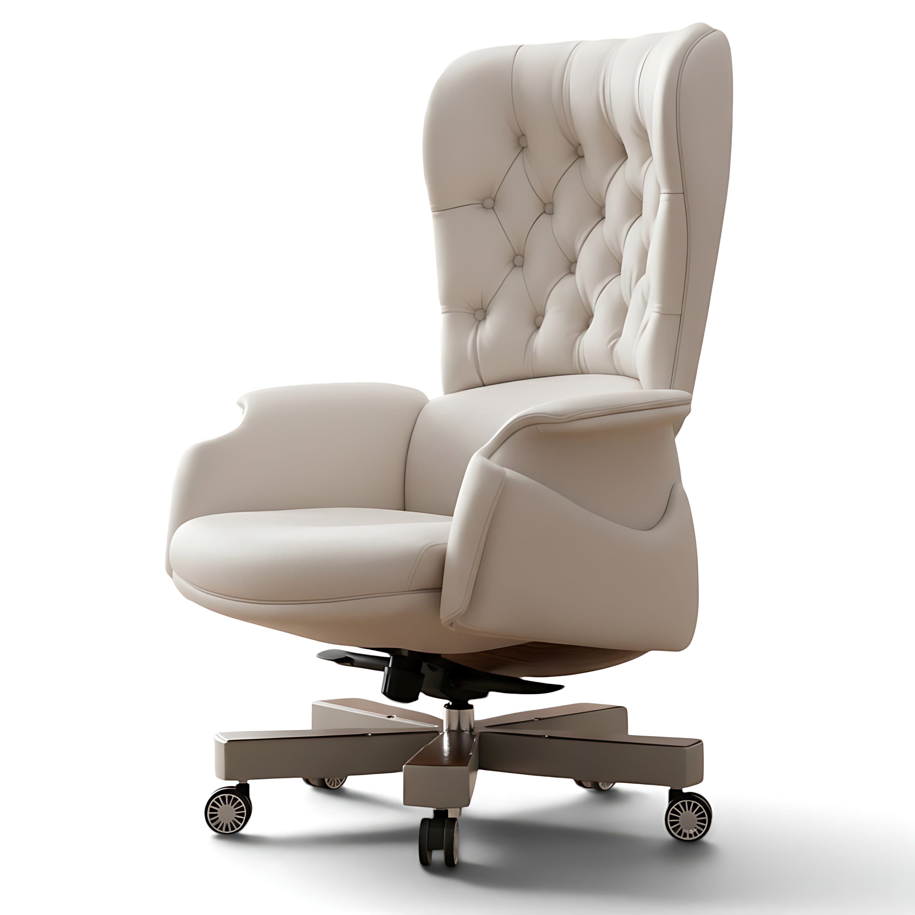 Modern Reclining Leather Ergonomic Office Chair / Ruchi