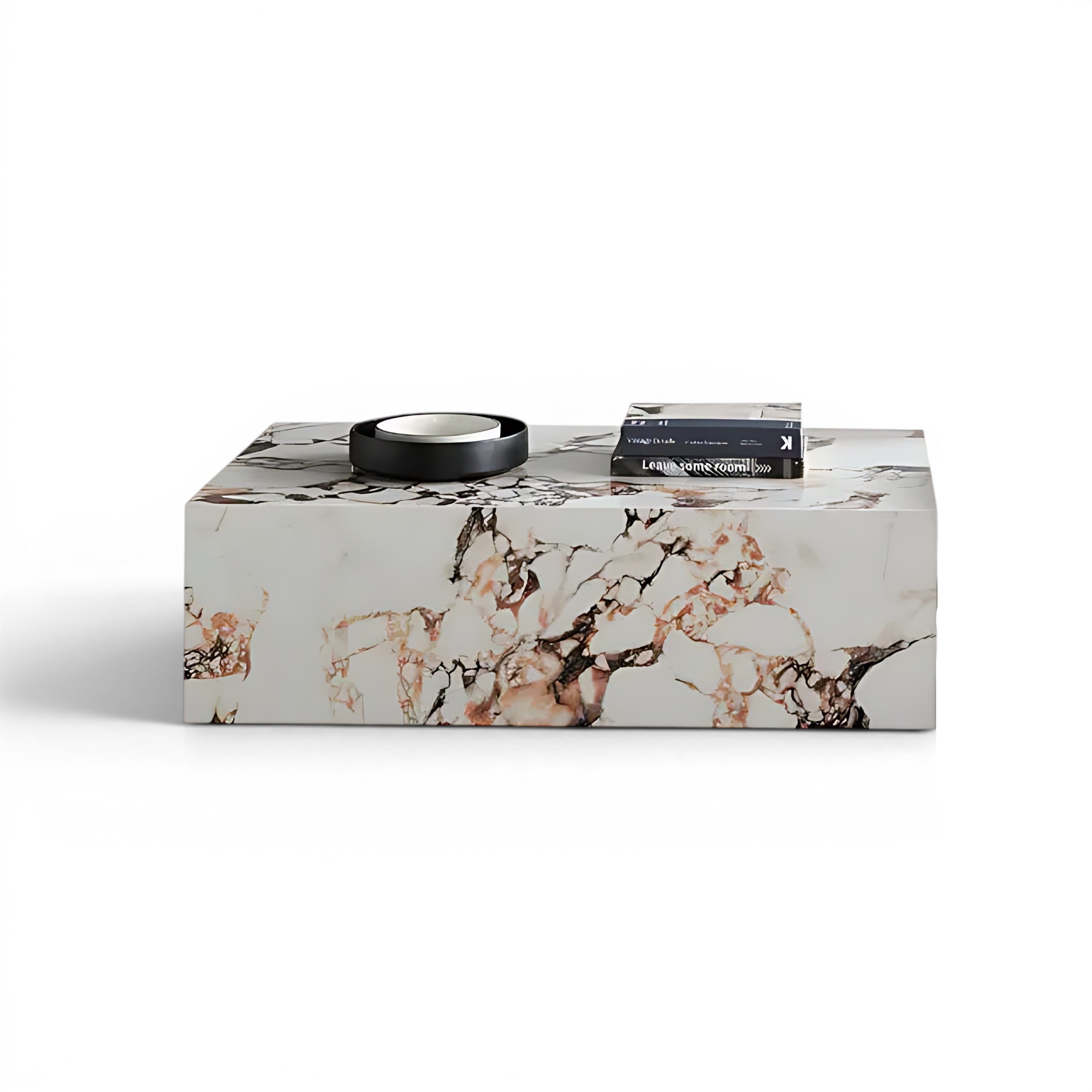 Modern Rectangular Marble Coffee Table / Ruchi