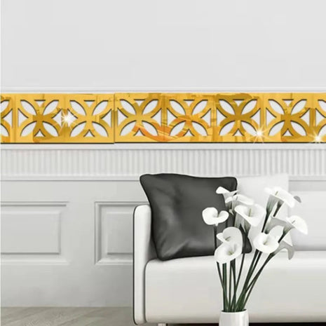 Modern Reflective Wall Sticker For Living Room / Ruchi