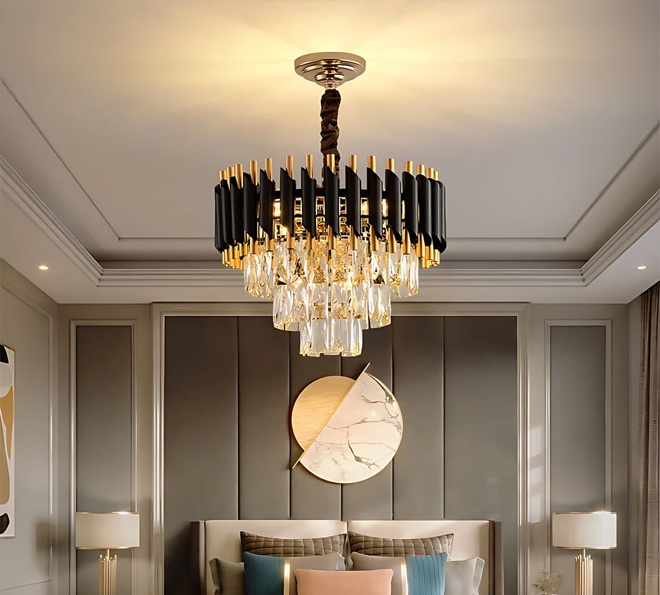 Modern Round K9 Crystal Luxurious Chandelier / Ruchi