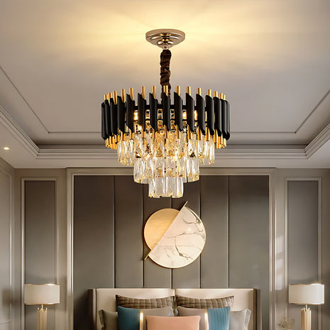 Modern Round K9 Crystal Luxurious Chandelier / Ruchi