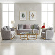 Modern Velvet Sofa Set For Living Room / Ruchi