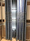 Modern Velvet Window Curtain For Bedroom / Ruchi