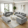 Modern Velvet Wooden Sofa Set / Ruchi