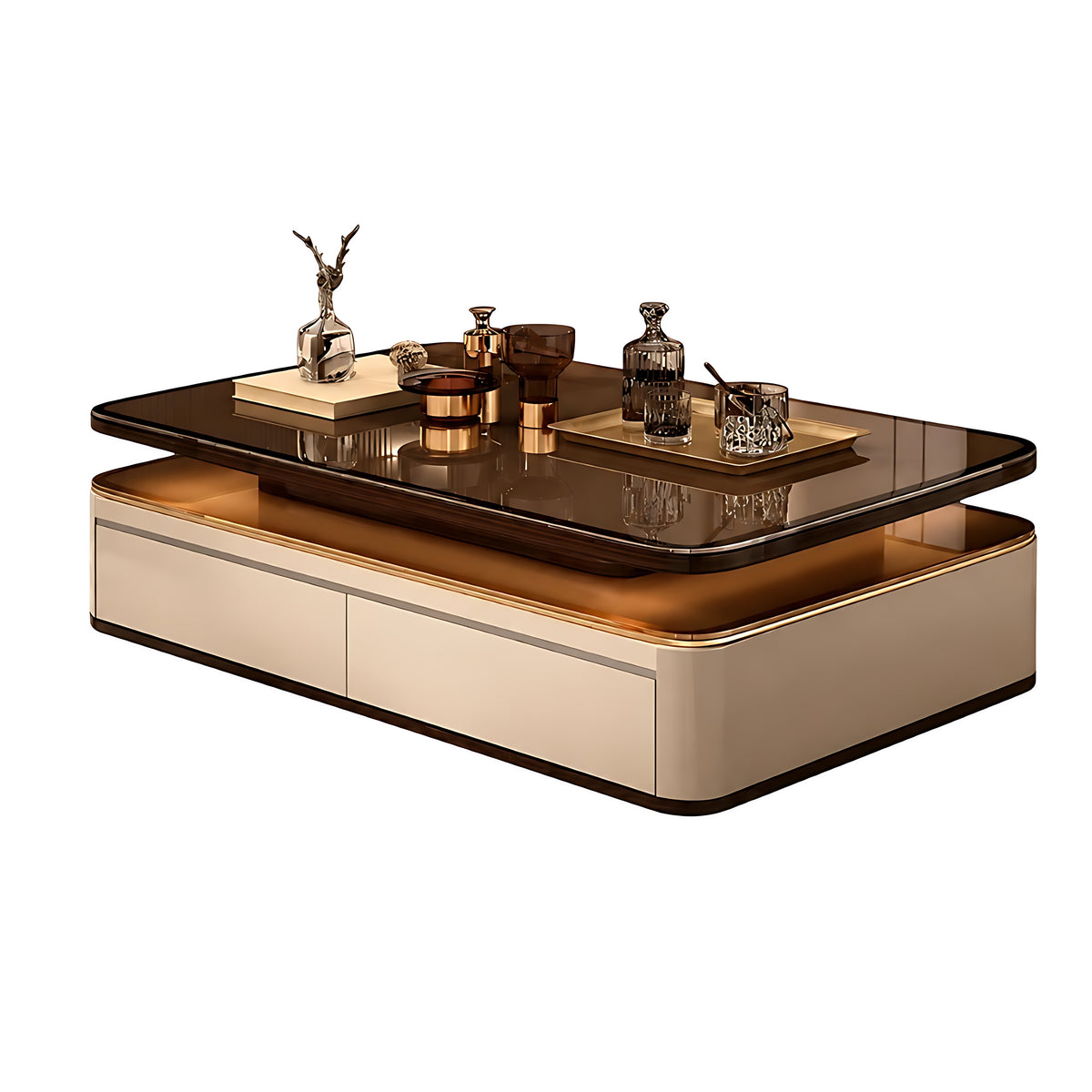 Modern Wood Table Top Coffee Table / Ruchi