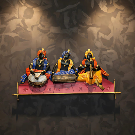  Musicians Metal Wall Hanging For Living Room / Ruchi