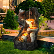 Nature Design LED Outdoor Resin Water Fountain / Ruchi