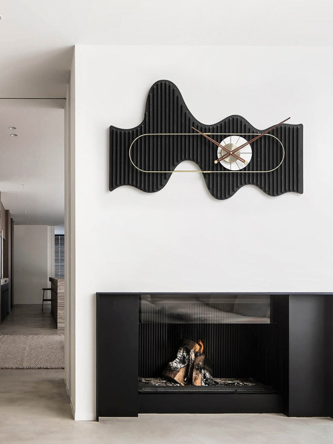 Modern Wooden Style Wall Clock / Ruchi