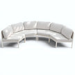 Outdoor Patio Semi-Circular Fabric Sectional Sofa / Ruchi