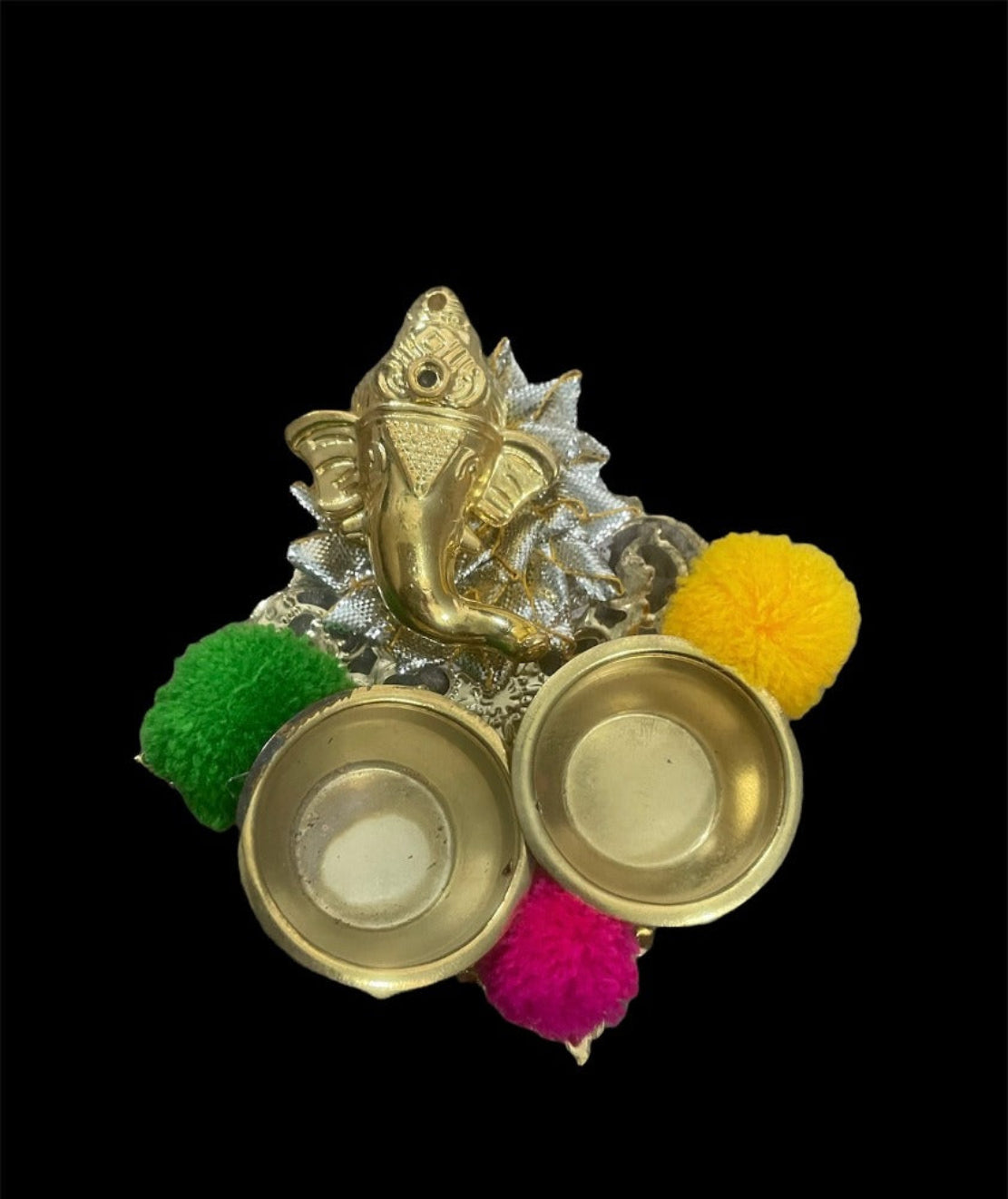 Lord Ganesha Rakhi Lumba And Thali Set / Ruchi