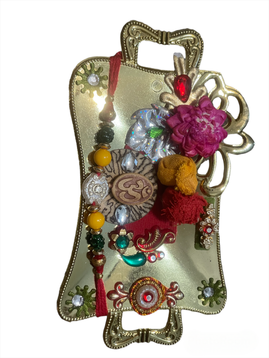 Lumba Rakhi Designer Set For Brother / Ruchi