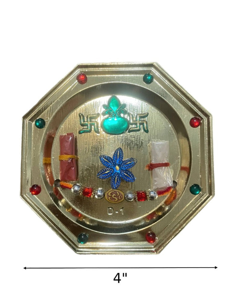 Raksha Bandhan Rakhi Thali Set / Ruchi