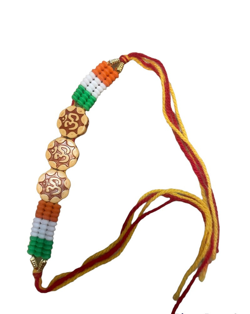 Raksha Bandhan Set Of Octagonal Thali With Unique Rakhis / Ruchi