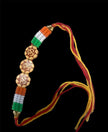 Silver Finished Rakhi Thali Set / Ruchi