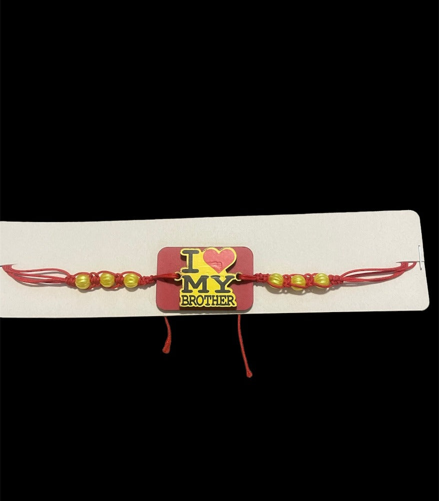 Raksha Bandhan Thali Set With Ganesha Idol And Expressive Rakhi / Ruchi