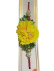 Flower Design Rakhi Thali Set / Ruchi