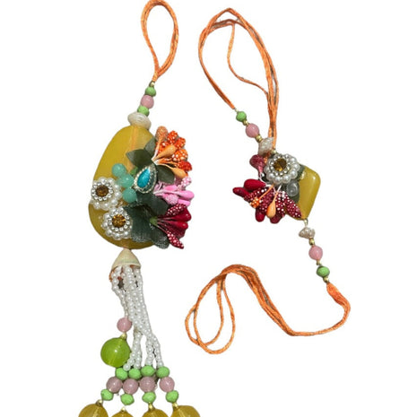 Rakhi And Lumba Set For Raksha Bandhan / Ruchi