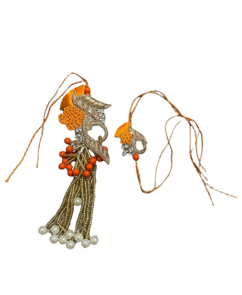 Decorative Set Of Raksha Bandhan Thali With Rakhi And Lumba / Ruchi