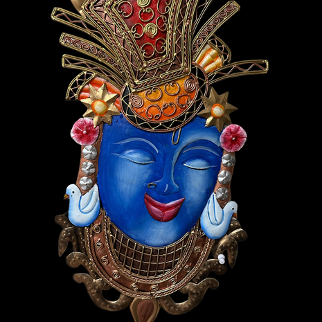 Multicolor Abstract Metal Endearing Figurine / Ruchi