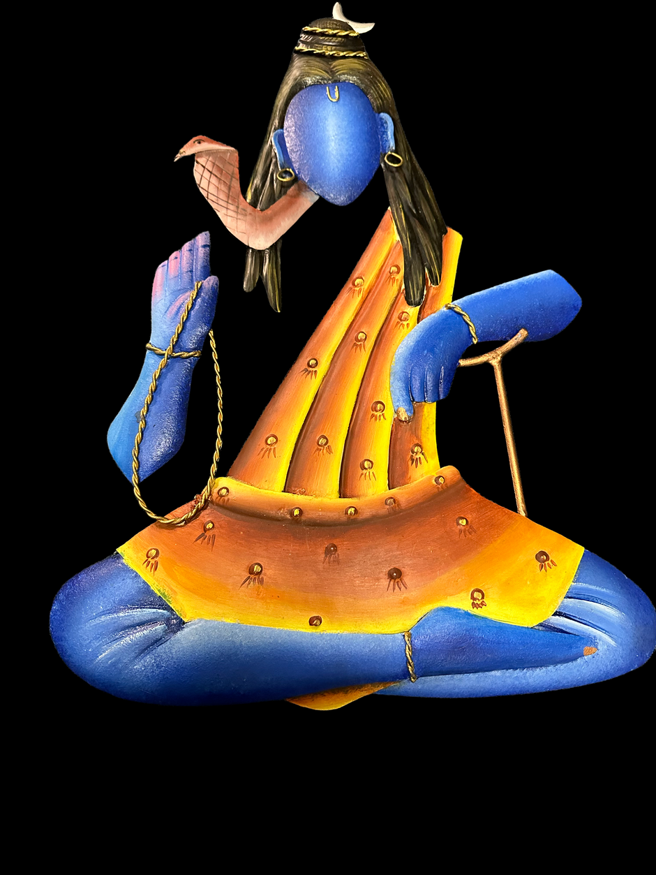 Lord Shiva Metal Wall Decor / Ruchi