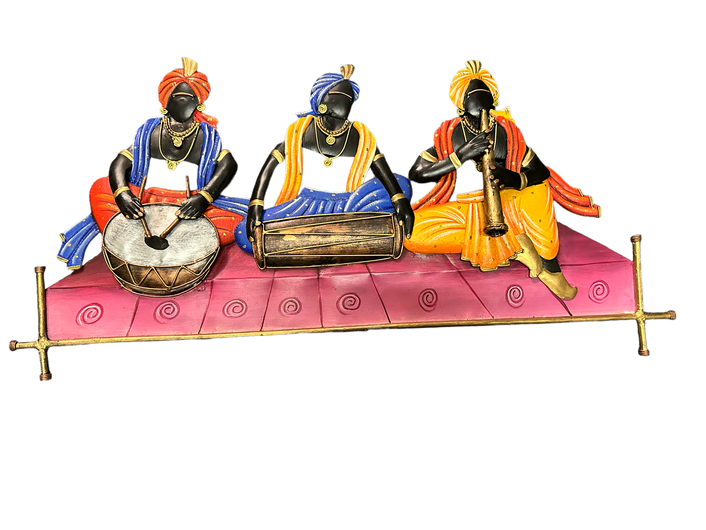 Musicians Metal Wall Hanging For Living Room / Ruchi