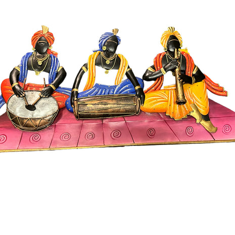  Musicians Metal Wall Hanging For Living Room / Ruchi