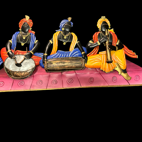 Musicians Metal Wall Hanging For Living Room / Ruchi