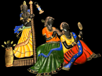 Metal Wall Decor Of Krishna And Radha / Ruchi