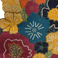 Multicolor Beaded Fabric Table Runner / Ruchi