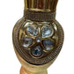 Exquisite Gold Ceramic Tabletop Vase / Ruchi
