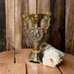Antique Gold Trophy Flower Vase / Ruchi