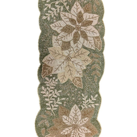 Table Runner Modern Embroidered Design / Ruchi