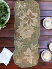 Table Runner Modern Embroidered Design / Ruchi