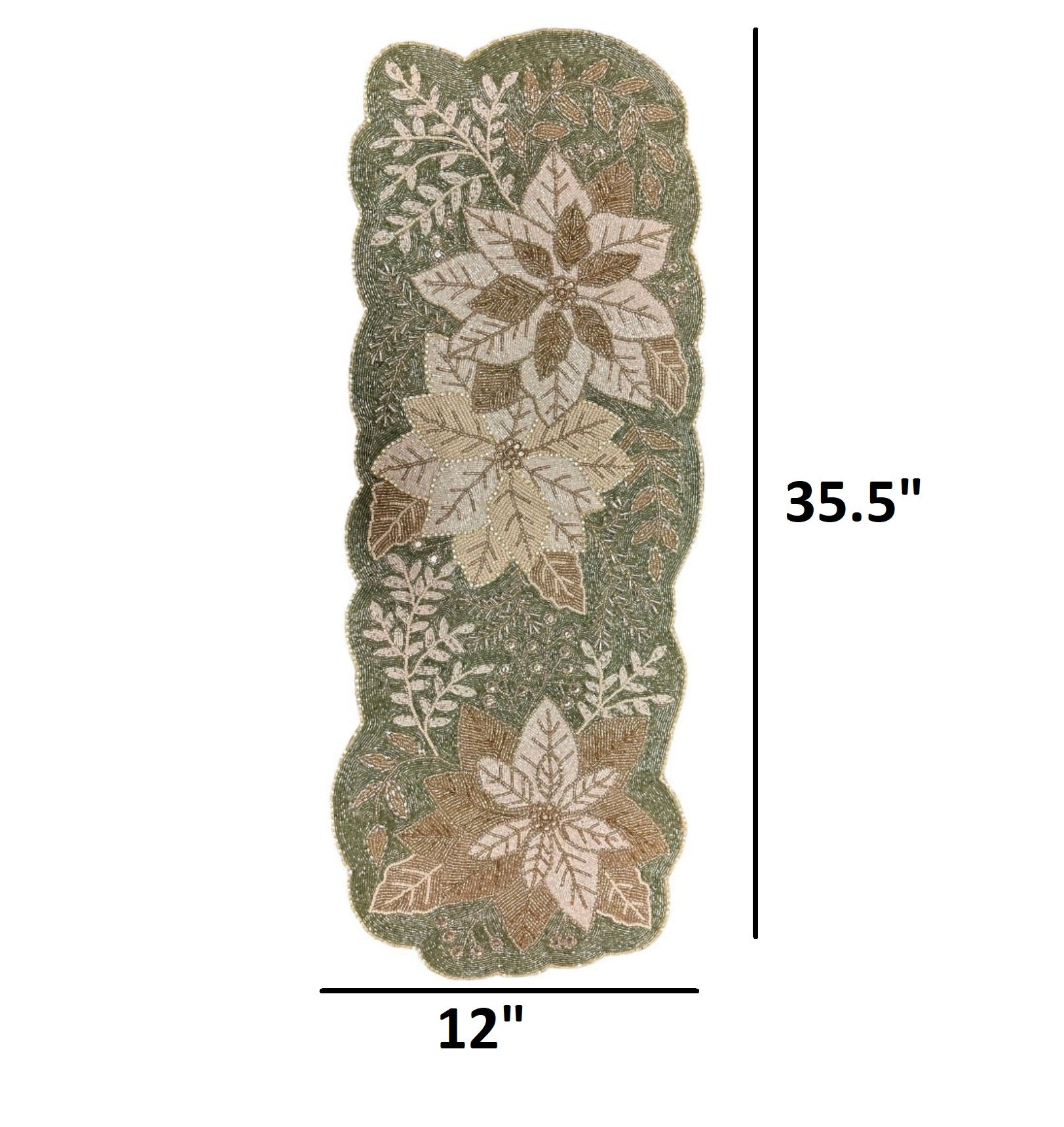 Table Runner Modern Embroidered Design / Ruchi