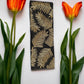 Marvelous Golden Leaf Pattern Table Runner With Placemat / Ruchi