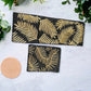 Marvelous Golden Leaf Pattern Table Runner With Placemat / Ruchi