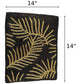 Marvelous Golden Leaf Pattern Table Runner With Placemat / Ruchi