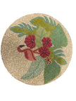 Flamingo Beaded Table Runner Set / Ruchi