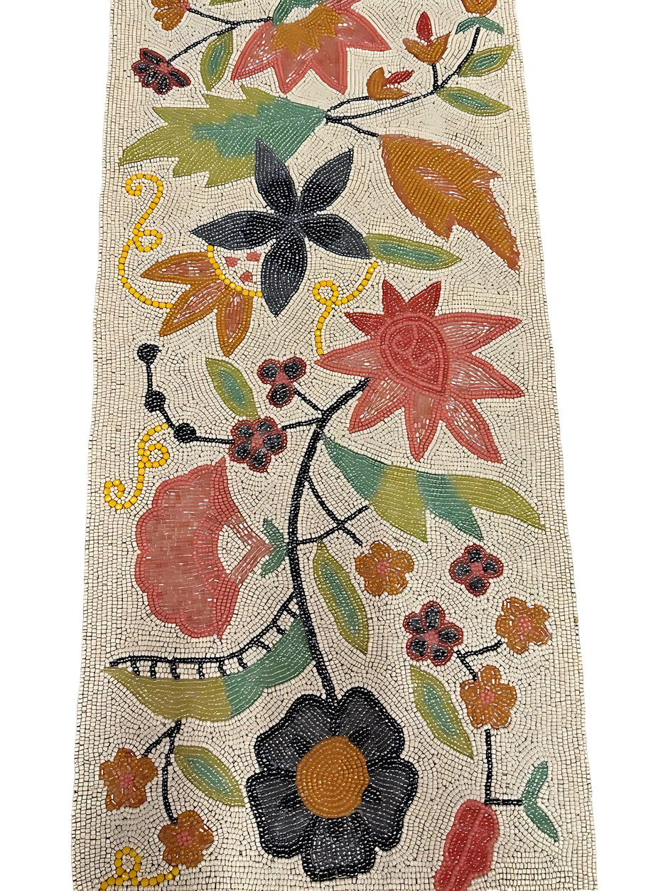 Beaded Table Runner For Dining Table / Ruchi