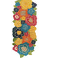 Opulent Multicolored Floral Beaded Runner / Ruchi