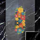 Opulent Multicolored Floral Beaded Runner / Ruchi